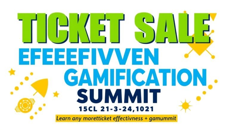 ticket sale effectiveness gamificationsummit