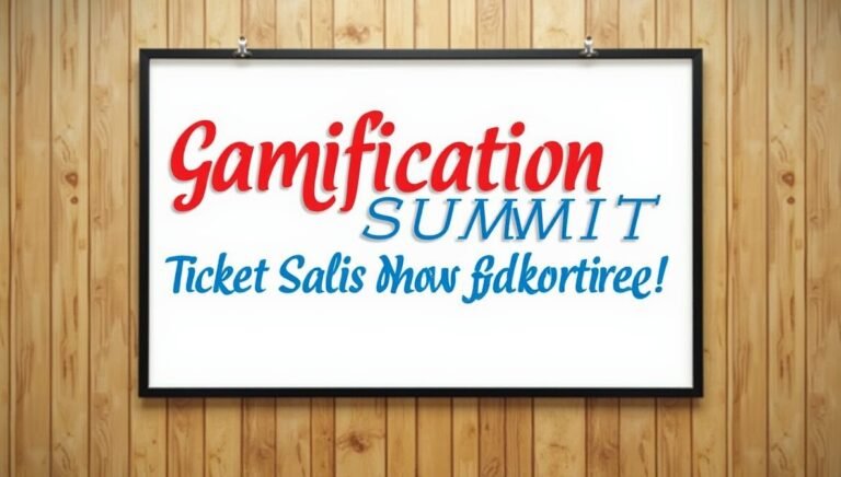 gamificationsummit ticket sales effective